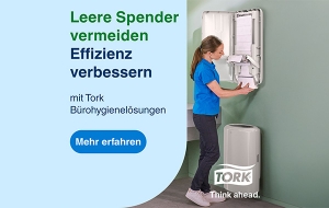 Mehr Zufriedenheit am Arbeitsplatz mit Tork  